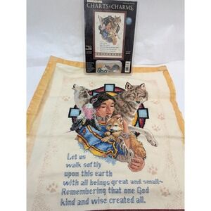 Dimensions Charts and Charms Cross Stitch Kit GENTLE WISDOM #72635 Himsworth